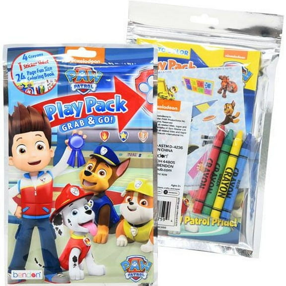 Paw Patrol Grab n Go Play Pack- 12 PCS