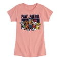 thumbnail image 1 of Paw Patrol - Group - Toddler Girls Fitted Short Sleeve Graphic T-Shirt, 1 of 6