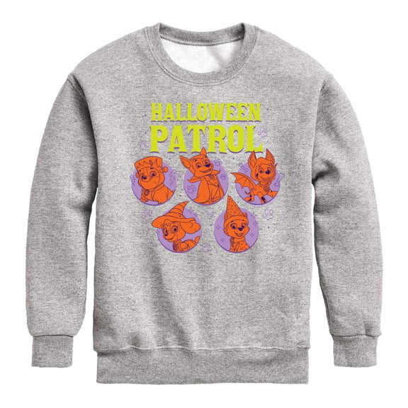 Paw Patrol - Halloween Patrol - Toddler And Youth Crewneck Fleece Sweatshirt
