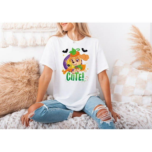 Paw Patrol Halloween T-Shirt, An indispensable item in your wardrobe, for men & women, up to size 5XL