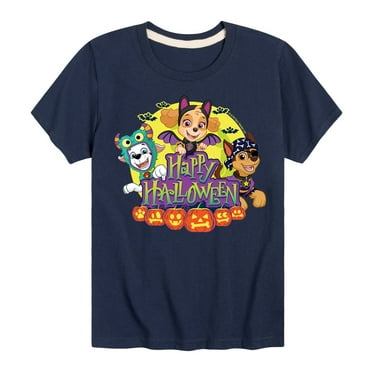 Paw Patrol - Happy Halloween - Toddler And Youth Short Sleeve Graphic T-Shirt