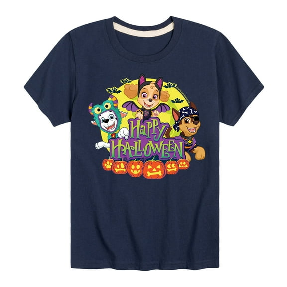 Paw Patrol - Happy Halloween - Toddler And Youth Short Sleeve Graphic T-Shirt
