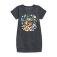 thumbnail image 1 of Paw Patrol - Happy Hanukkah - Toddler And Youth Girls Fleece Dress, 1 of 5