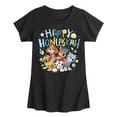 thumbnail image 1 of Paw Patrol - Happy Hanukkah - Toddler And Youth Girls Short Sleeve Graphic T-Shirt, 1 of 6
