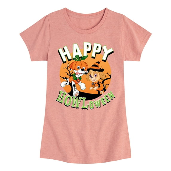 Paw Patrol - Happy Howl - Toddler And Youth Girls Short Sleeve Graphic T-Shirt