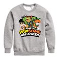 thumbnail image 1 of Paw Patrol - Have A Pawsome Halloween - Toddler And Youth Crewneck Fleece Sweatshirt, 1 of 6