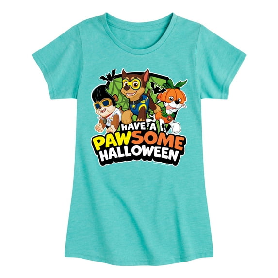 Paw Patrol - Have A Pawsome Halloween - Toddler And Youth Girls Short Sleeve Graphic T-Shirt