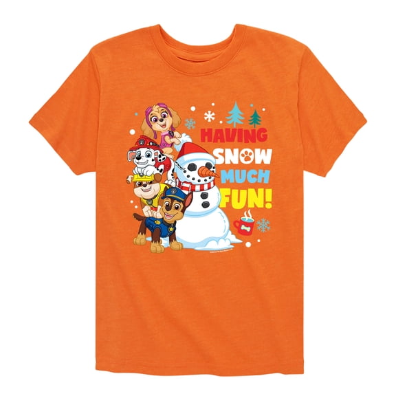 Paw Patrol - Having Snow Much Fun - Toddler And Youth Short Sleeve Graphic T-Shirt