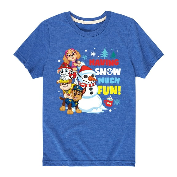 Paw Patrol - Having Snow Much Fun - Toddler And Youth Short Sleeve Graphic T-Shirt