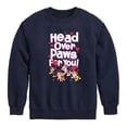 thumbnail image 1 of Paw Patrol - Head Over Paws For You - Toddler And Youth Crewneck Fleece Sweatshirt, 1 of 6