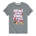 thumbnail image 1 of Paw Patrol - Head Over Paws For You - Toddler And Youth Short Sleeve Graphic T-Shirt, 1 of 6