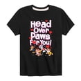 thumbnail image 1 of Paw Patrol - Head Over Paws For You - Toddler And Youth Short Sleeve Graphic T-Shirt, 1 of 6