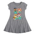thumbnail image 1 of Paw Patrol - Heart Earth - Toddler And Youth Girls Fit And Flare Dress, 1 of 1