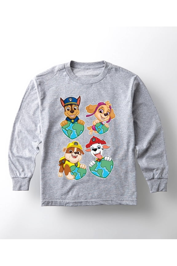 - Heart Earth - Toddler And Youth Long Sleeve Graphic T-Shirt