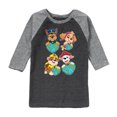 thumbnail image 1 of Paw Patrol - Heart Earth - Toddler And Youth Raglan Graphic T-Shirt, 1 of 5
