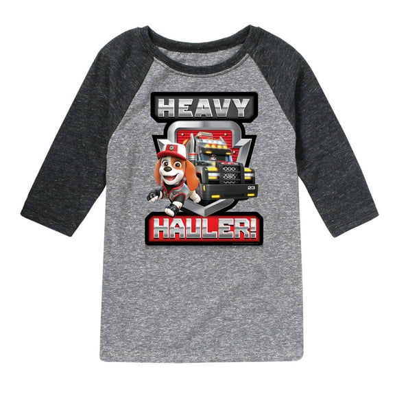 Paw Patrol - Heavy Hauler - Toddler And Youth Raglan Graphic T-Shirt