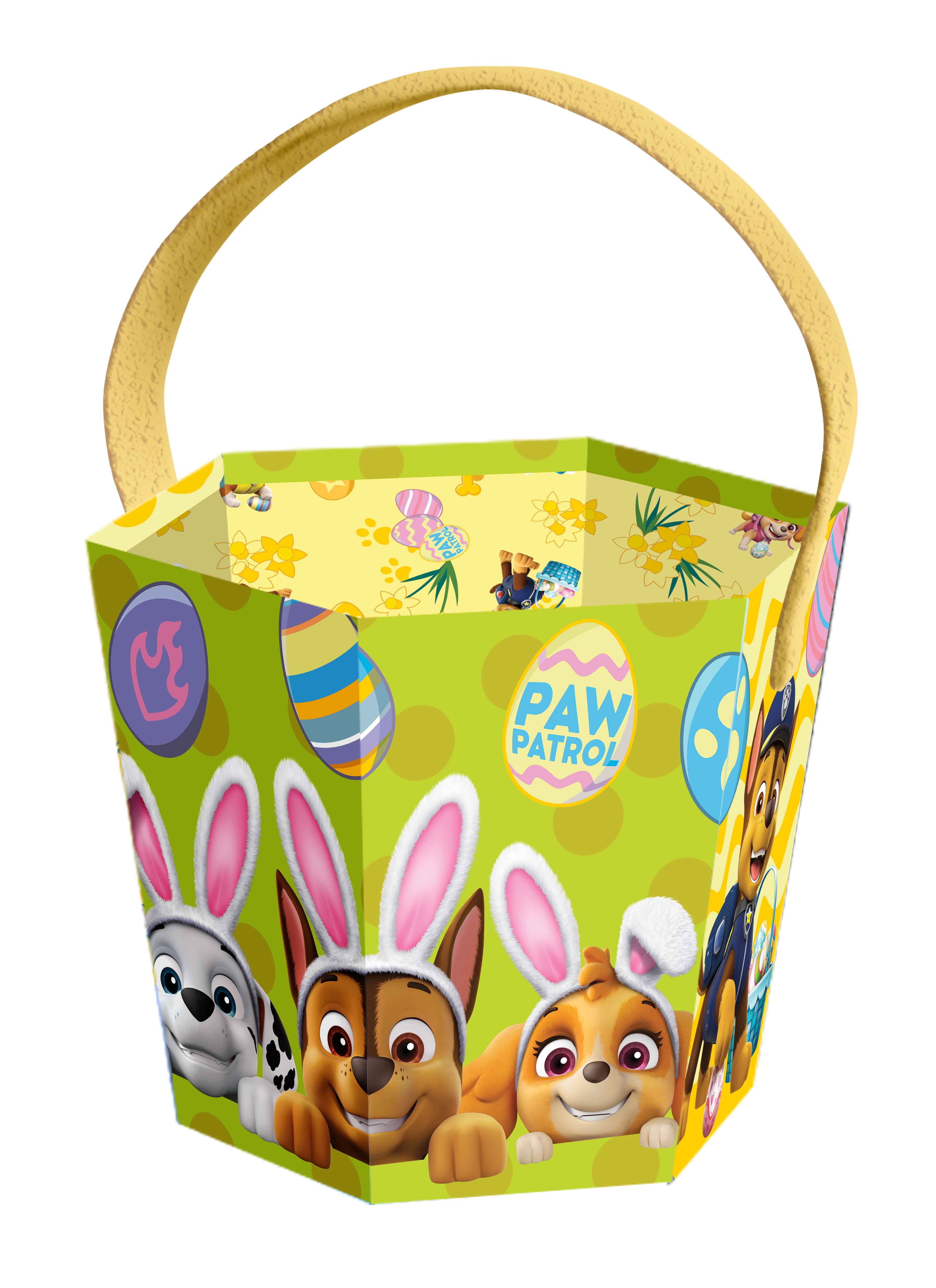 Paw Patrol Hexagon Paperboard Easter Bucket