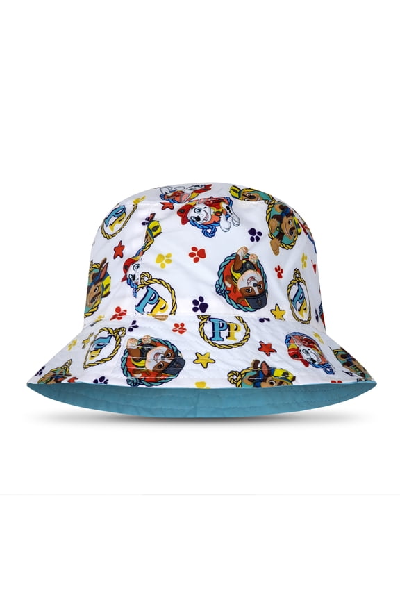 Paw Patrol Hot Fun Reversable, Foldable, UPF50+ Sun Protection Bucket Hat Size 2-4 Toddler