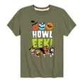thumbnail image 1 of Paw Patrol - Howl Eek - Toddler And Youth Short Sleeve Graphic T-Shirt, 1 of 6