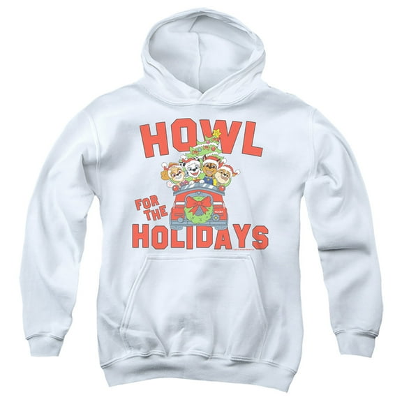 Paw Patrol Howl For The Christmas Holidays Kids Hoodie for Youth Boys and Girls