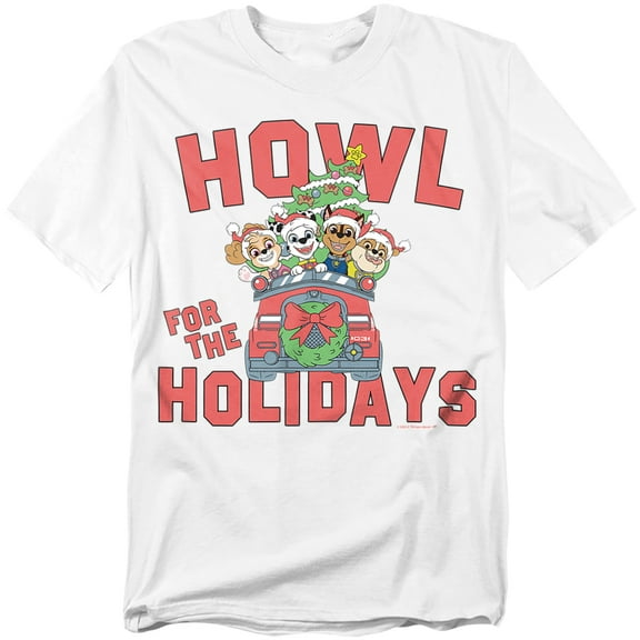 Paw Patrol Howl For The Christmas Holidays Unisex Adult T Shirt