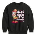 thumbnail image 1 of Paw Patrol - Hugs Kisses Pup Treats - Toddler And Youth Crewneck Fleece Sweatshirt, 1 of 6