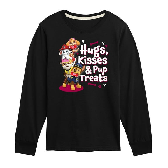 Paw Patrol - Hugs Kisses Pup Treats - Toddler And Youth Long Sleeve Graphic T-Shirt
