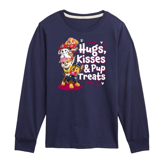 Paw Patrol - Hugs Kisses Pup Treats - Toddler And Youth Long Sleeve Graphic T-Shirt