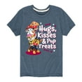 thumbnail image 1 of Paw Patrol - Hugs Kisses Pup Treats - Toddler And Youth Short Sleeve Graphic T-Shirt, 1 of 6