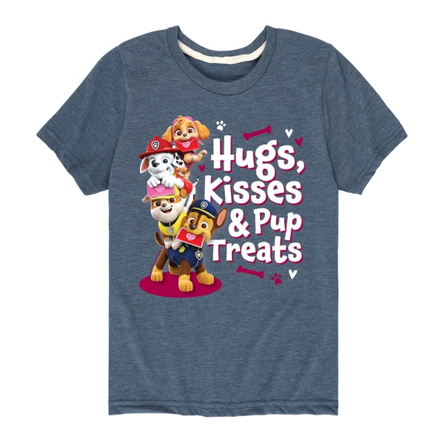 Babyhug Cotton Half Sleeves T-Shirt With Paw Patrol Print- White Melange