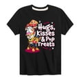 thumbnail image 1 of Paw Patrol - Hugs Kisses Pup Treats - Toddler And Youth Short Sleeve Graphic T-Shirt, 1 of 6