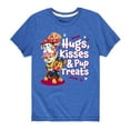 thumbnail image 1 of Paw Patrol - Hugs Kisses Pup Treats - Toddler And Youth Short Sleeve Graphic T-Shirt, 1 of 6