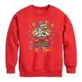 thumbnail image 1 of Paw Patrol - I Brake For Christmas - Toddler And Youth Crewneck Fleece Sweatshirt, 1 of 6