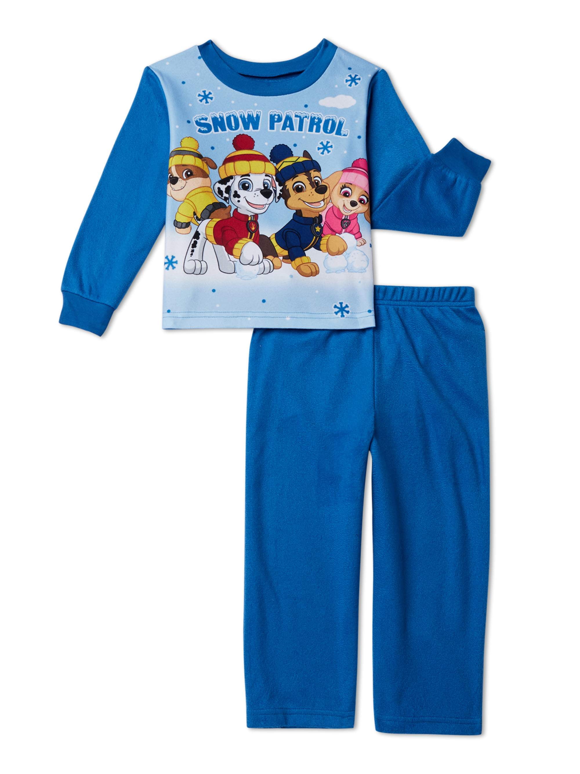 Paw Patrol Infant Toddler Boys Flannel Pajamas 2 Piece Set