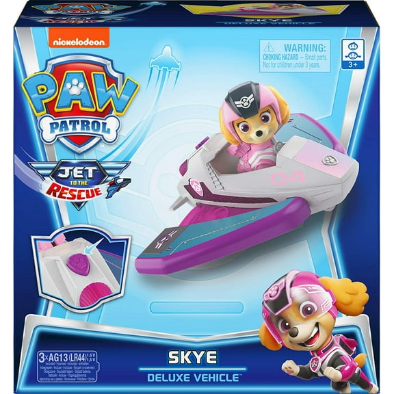 Paw Patrol, Jet to The Rescue Skye Deluxe Transforming Vehicle with Lights with Sounds