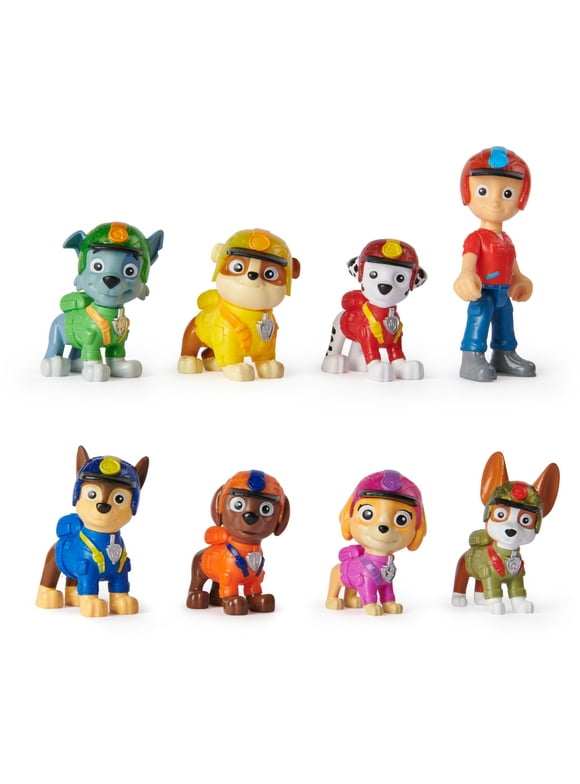 Paw Patrol: Jungle Pups, 8-Piece  Figures Gift Pack, Toys for Kids Ages 3 and Up