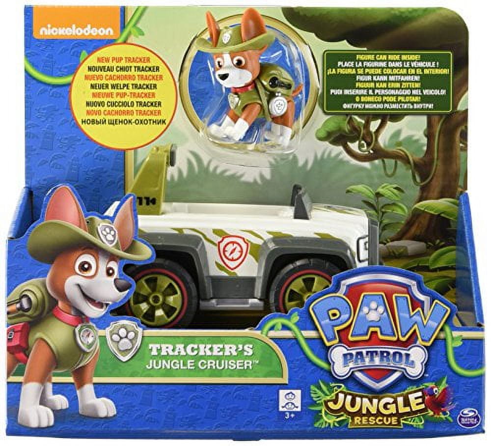 Paw Patrol Jungle Rescue Tracker's Cruiser Vehicle, Plastic