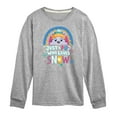 thumbnail image 1 of Paw Patrol - Just A Pup Who Loves Snow - Toddler And Youth Long Sleeve Graphic T-Shirt, 1 of 6