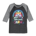 thumbnail image 1 of Paw Patrol - Just A Pup Who Loves Snow - Toddler And Youth Raglan Graphic T-Shirt, 1 of 7