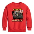 thumbnail image 1 of Paw Patrol - Keep On Haulin - Toddler And Youth Crewneck Fleece Sweatshirt, 1 of 6
