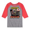 thumbnail image 1 of Paw Patrol - Keep On Haulin - Toddler And Youth Raglan Graphic T-Shirt, 1 of 7