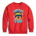 thumbnail image 1 of Paw Patrol - Keeping Our Cool - Toddler And Youth Crewneck Fleece Sweatshirt, 1 of 6