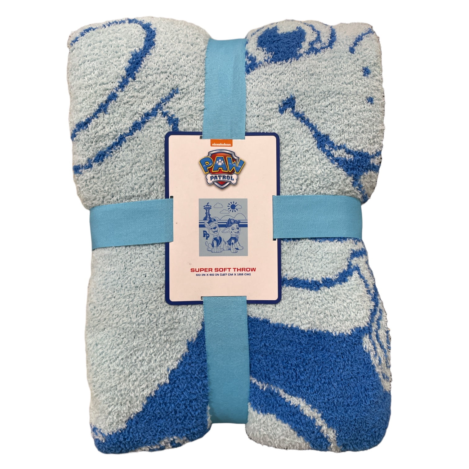 Paw Patrol Kid's Chase & Marshall Super Soft Throw Blanket, 50in x 60in