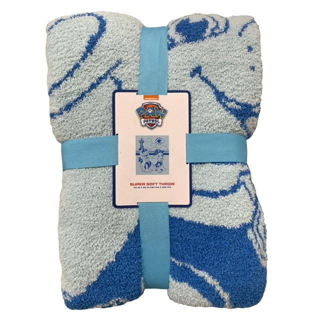 Paw Patrol Kid's Chase & Marshall Super Soft Throw Blanket, 50in x 60in