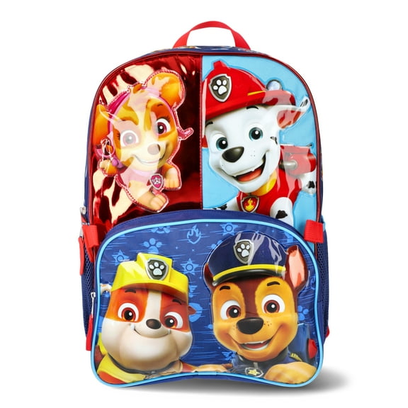 Paw Patrol Kids 17" Backpack and Lunch Bag, 2-Piece Set, Blue