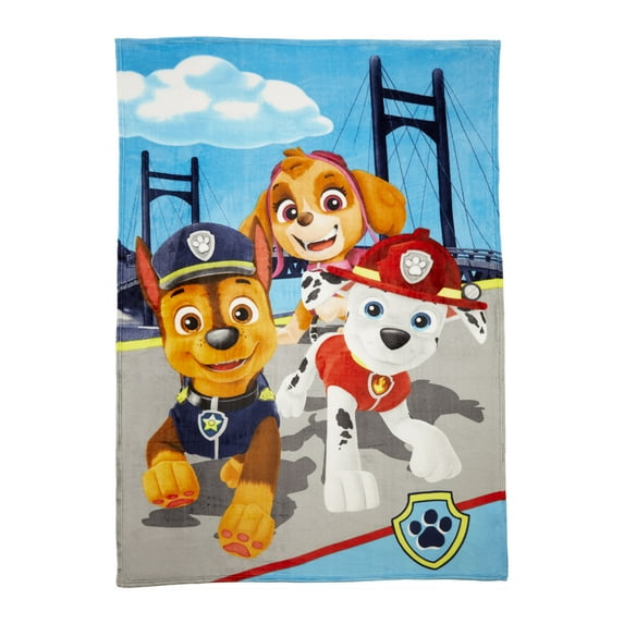 Paw Patrol Kids Plush Blanket, 62” x 90”