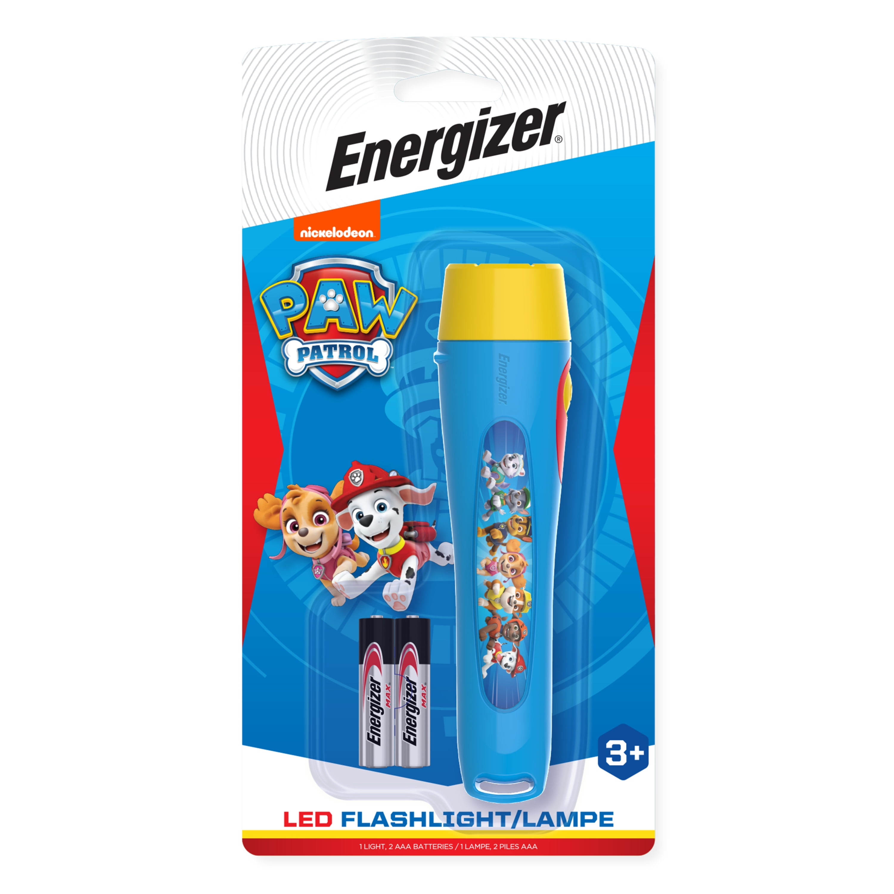 Paw Patrol LED Flashlight, 2 AAA Batteries Included