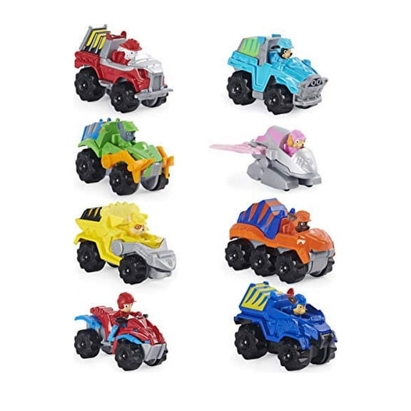 Paw Patrol La 6059296 Childrens Toy Set of 8 True Metal Dino Rescue Vehicles