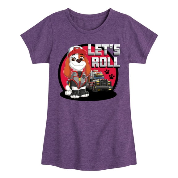 Paw Patrol - Let's Roll Al - Toddler And Youth Girls Short Sleeve Graphic T-Shirt