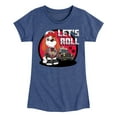 thumbnail image 1 of Paw Patrol - Let's Roll Al - Toddler And Youth Girls Short Sleeve Graphic T-Shirt, 1 of 6